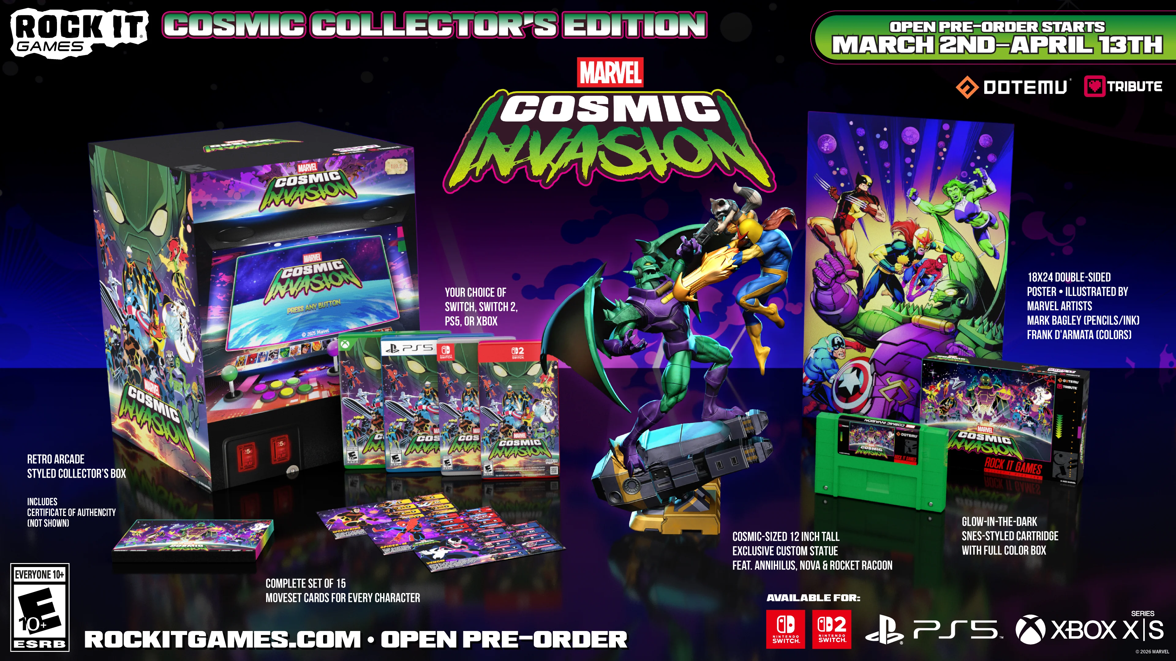 Promotional image for Marvel Cosmic Invasion Collector's Edition